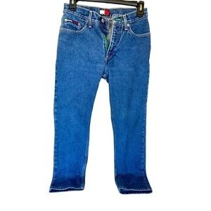 VTG Tommy Hilfiger Classic Woman’s‎ Blue Jeans 1/30 100% Cotton Made in U.S.A.